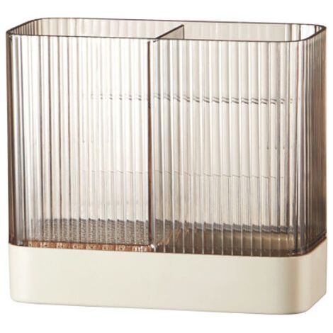 Porte-couverts mural ovale en plastique pour cuillère, fourchette, porte-ustensiles, égouttoir (1/5)