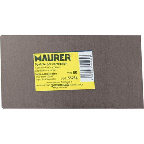 SPATOLA RETTANGOLARE LISCIA MAURER 20MM