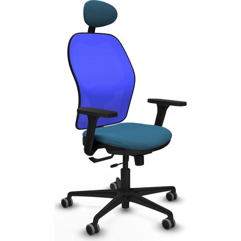 Silla de oficina piqueras y crespo Jorquera azul malla Bali (1/2)