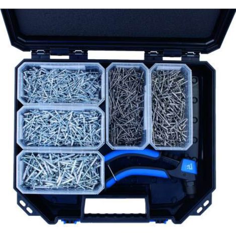 SCELL-IT Mallette mini spéciale rivetage 2700 rivets avec pince - EX-462969006