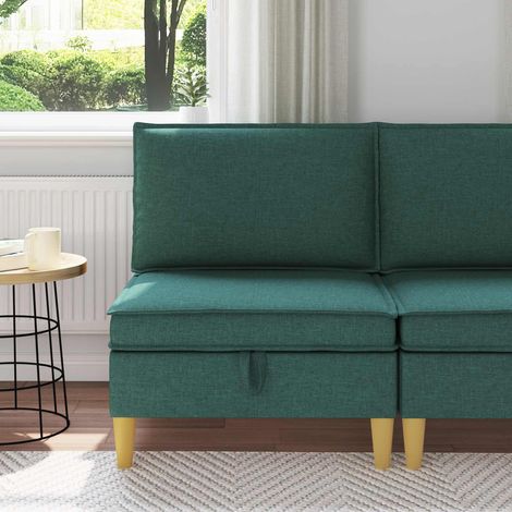 vidaXL Sofa avec rangement Tissu (1/5)