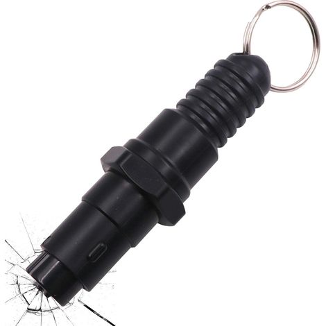 Marteau de sécurité  Aide à l'évasion de voiture avec coupe-ceinture, marteaux de sécurité pour voiture, outil d'évasion avec coupe-ceinture et noir (1/4)
