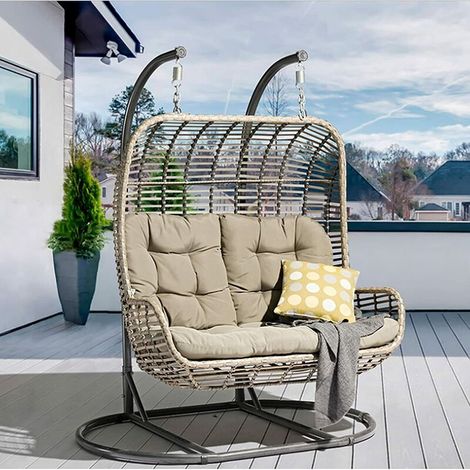 Crochet de Plafond, Kits de Suspension à Ressort intérieur et extérieur, Ressort en Acier Rotatif à 360 °, Charge maximale 250 kg, utilisés pour la Boxe Crochets à Ressort de Chaise hamac, (1/4)