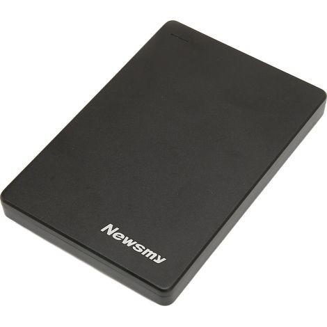 Disque dur externe 160 Go compatible UASP TRIM, mise en veille automatique, Plug and Play, pour ordinateur, TV et téléphone (noir) (1/4)