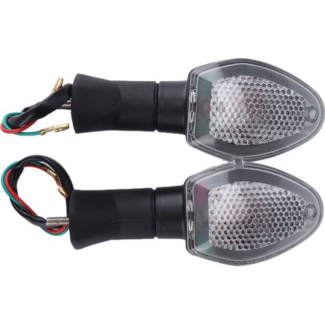 Clignotants Moto 2 Pièces Feux Indicateurs Flash LED Transparent Accessoires Remplacement Suzuki (1/5)