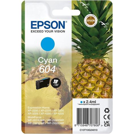 EPSON Cartuccia Di Inchiostro Originale 604 Ciano (1/5)