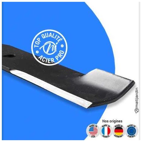Lame tondeuse pour Sabo 90-2T SA31853 coupe 46 cm (1/3)