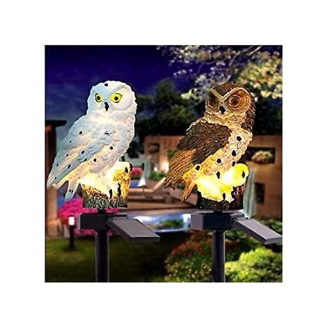ornements De Jardin En Forme De Hibou Extrieur Lumire Led Solaire De Jardin Hibou Lampe De Pelouse Tanche Solaire Led Lumires Extrieur Cour Jardin (1/5)