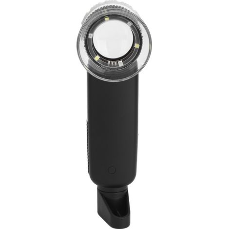 30-fache Vergrößerung, dreifarbige Beleuchtung (weiß, violett und gelb), USB-aufladbare Lupe mit Multifunktionsklinge (1/5)