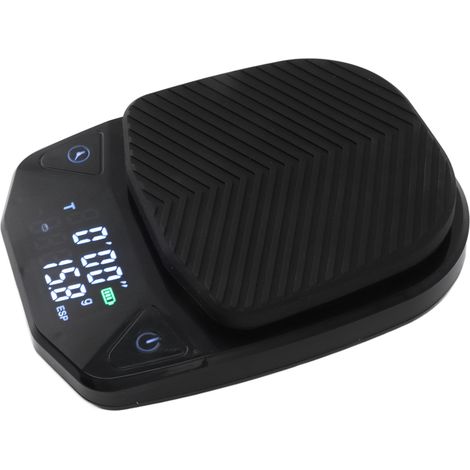 Balance de cuisine électronique Smart Hand Coffee noire, précision 450 mAh, avec minuteur pour café filtre et thé. (1/5)