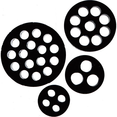 LAPP 53320920 SKINTOP® DIX-M20 Mehrfachdichteinsatz M20 9 x 2 mm Nitril-Butadien-Kautschuk Schwar