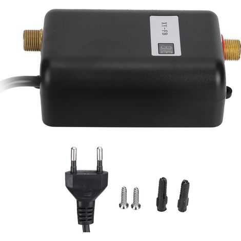 Mini-Wassererhitzer Elektrisch Tankless Instant Warmwasserbereiter für Bad Küche Waschen SuppliesBlack EU 220-240V 3800W (1/5)