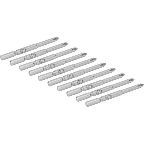 Jeu de 10 embouts tournevis 4mm en acier allié S2, tête cruciforme magnétique pour visseuse électrique (1/5)