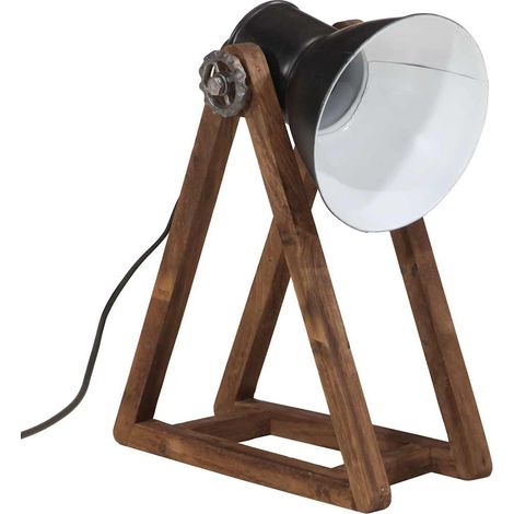 Lampe de bureau 25 W noir 30x17x40 cm E27