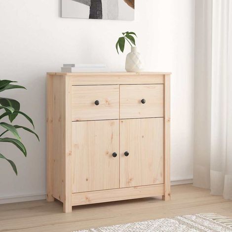 Sideboard 70x35x80 cm Massivholz Kiefer