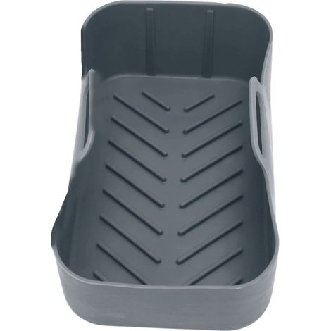 Panier de rechange en silicone antiadhésif et réutilisable pour friteuse Ninja DZ201 Foodi 8QT (gris) (1/5)