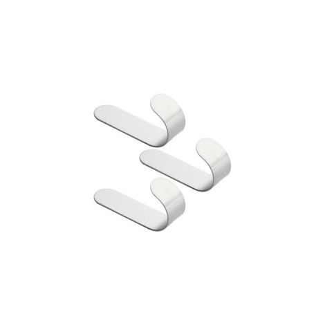 Set mit 3 selbstklebenden Handtuchhaken, Badezimmer-Handtuchhaken, selbstklebenden Wandhaken, Handtuchhaltern, Küchenhandtuchhaken, Haken und Zubehör für die - Crezuo (1/4)