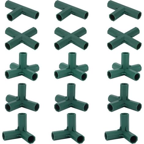 Laiton Raccord d'arrosage Rapides pour Tuyau, Raccord d'Arrosage 13 mm (1/2'') et 15 mm (5/8") - Pack de 4 (1/4)