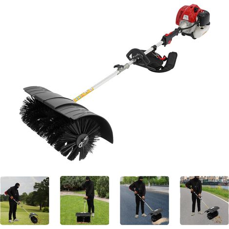 Balayeuse de pelouse, moteur de 2,3 HP, largeur de brosse de 20,5 pouces, design léger, poignée ergonomique, performance à grande vitesse (1/5)