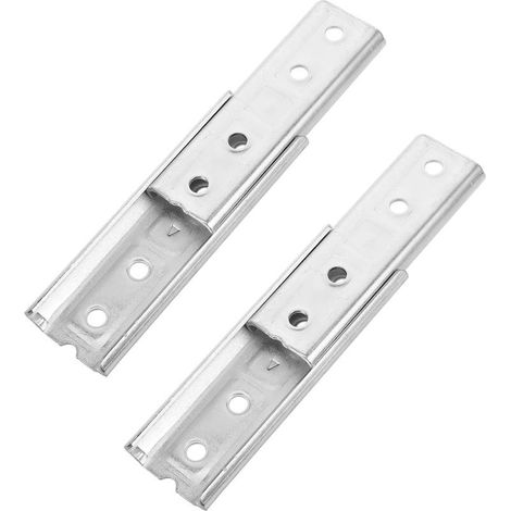 Set aus 2 Metallverbindern für Möbel, Sofa-Montagehalterung und Wanddübeln, (1/5)