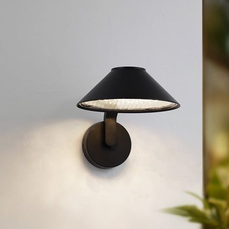 [GEBRAUCHT] B-Ware Lindby Wandlampe Wandleuchte LED Capelo schwarz Aluminium pulverbeschichtet (1/2)