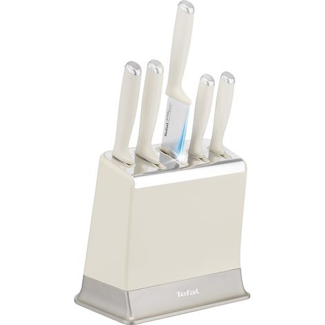Set di coltelli Tefal EverSharp in ceppo, 5 pezzi. (1/5)