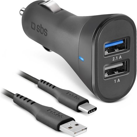 SBS Ricarichi La Maggior Parte Dei Tuoi Dispositivi In Pochi Istanti E Con Il Cavo Removibile Usb E Usb-C Puoi Farlo Ovunque. (1/5)
