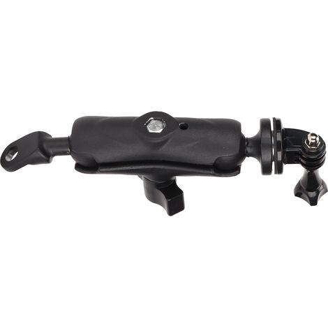 Support de caméra 360° pour moto, stable et réglable.