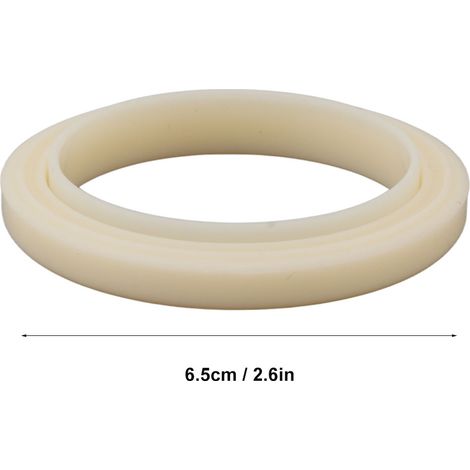 Ortviai Joint d'étanchéité en silicone pour groupe de café Breville 8 Series (870, 878, 880, 860, 840) – 54 mm, beige, 2 pièces (1/4)