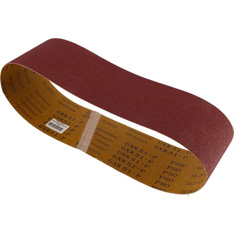 Bande abrasive - pour ponceuse stationnaire à bande - pour ref OXEO 760176