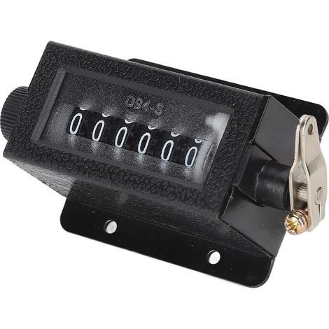 Compteur mécanique à 6 chiffres, comptage des courses de traction manuelle avec ressort pour presse à poinçonner D94-S (1/5)
