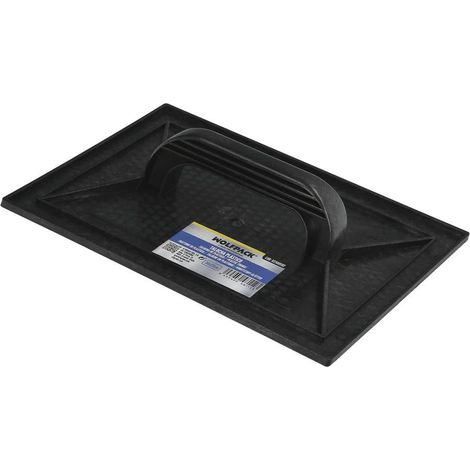 Talocha Plástica 34x23 cm con Mango Redondo Negro