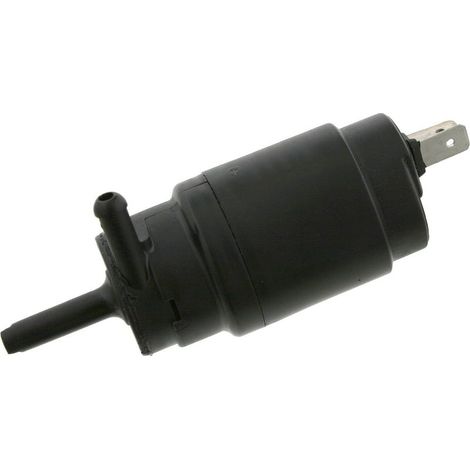 Pompe de Lavage Pare-Brise Automobile – 12V, Pompe à Eau pour Réservoir Lavage, Noire (1/5)