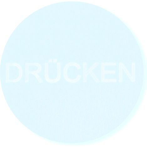 Symbole de pression, acier inoxydable auto-adhésif