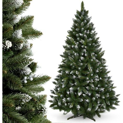 KADAX künstlicher Weihnachtsbaum mit Raureif, aus PVC, Kiefer, 220 cm