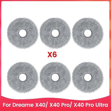 Aspirateur robot Dreame X40/X40 Pro/X40 Pro Ultra - Paquet de 6 lingettes nettoyantes jetables (Recharge haute efficacité pour l'élimination des taches) (1/5)
