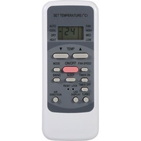 Télécommande pour climatiseurs série R51 R51/E R51/CE R51M/CE R51D/E R51M/BGE R51M/BGE, horloge intégrée et minuterie marche/arrêt (1/4)