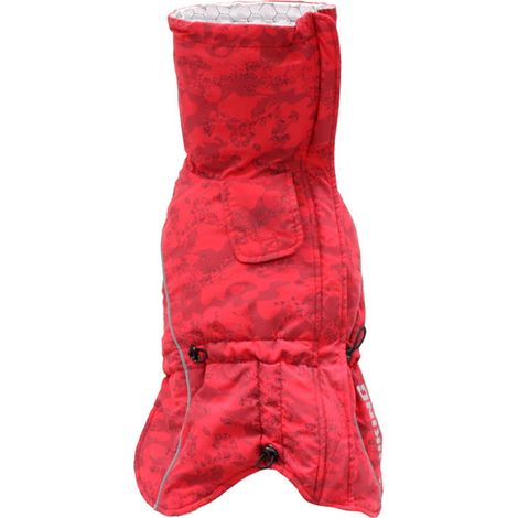 25 cm: Giacca impermeabile Hiking Annapurna Rosso dettagli riflettenti protegge fino a -20C°