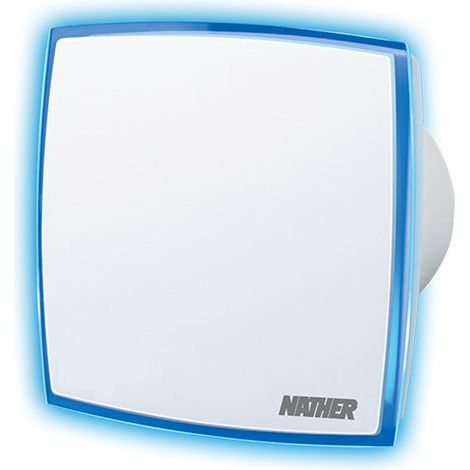 Aérateur VMP hélicoide axial Ø 125mm avec éclairage LED bleue standard avec inter clapet anti-retour 230V Lumia 100 K (1/4)