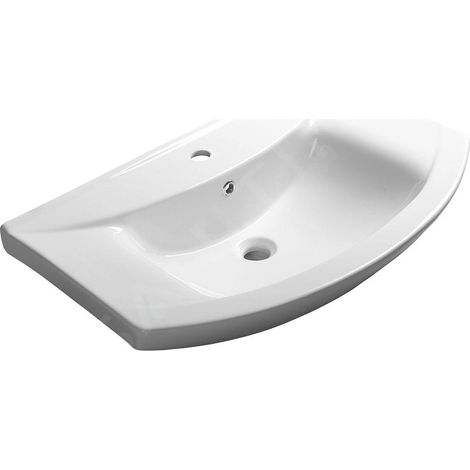 Sapho Zero - Lavabo pour meuble 750x485 mm, blanc 6075 (1/3)