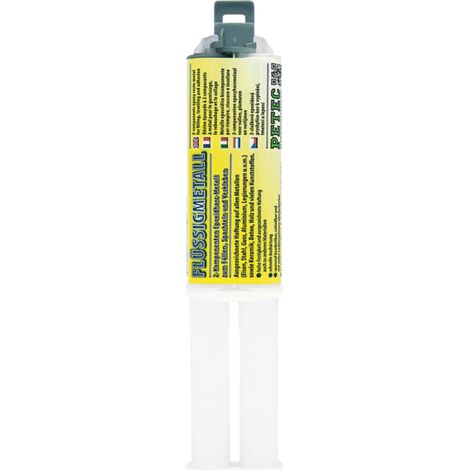 Resina epoxi de metal líquido, gris, 25 ml, Petec