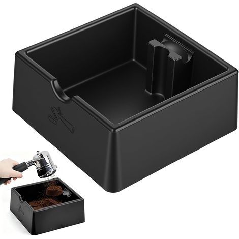 Boîte à expresso en silicone noir pour café Luxe Boîte à café expresso pour dosettes de café ES601 et ES701 (1/5)