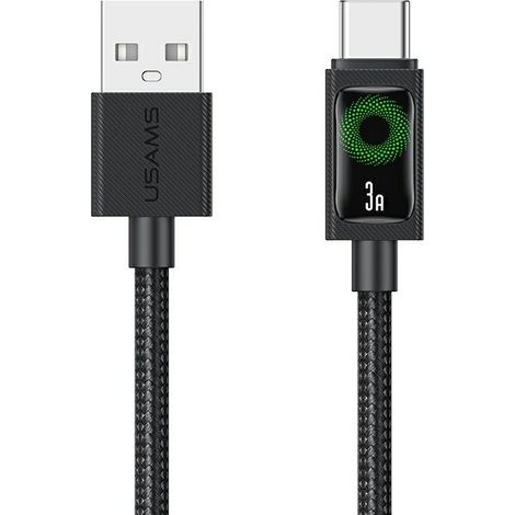 Cavo USAMS U92 da USB-C a USB-A da 18 W, 1,2 m, nero. (1/5)
