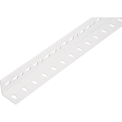 Alberts 433789 Profilo angolare Conceptor, plastificato Bianco