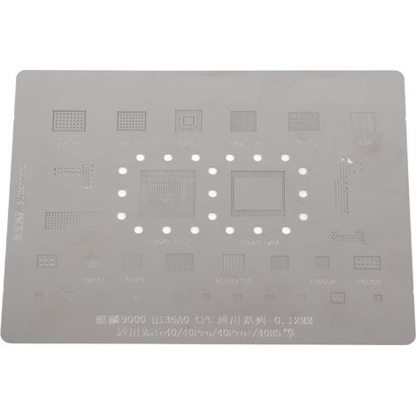 Gabarit de Reballing BGA en Acier Inoxydable Portable, Résistant aux Hautes Températures pour Mate 40 (1/5)