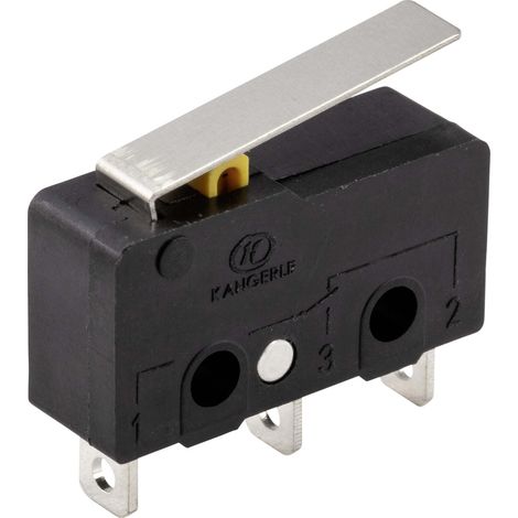 TRU COMPONENTS TC-9122112 Mikroschalter 250 V/AC 5 A 1 x Ein/(Ein) tastend 1 St. (1/3)