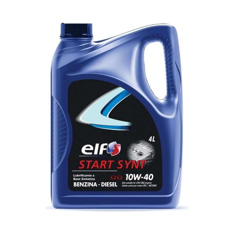 Elf START SYNT 10W40 Olio motore sintetico benzina diesel 4 LT