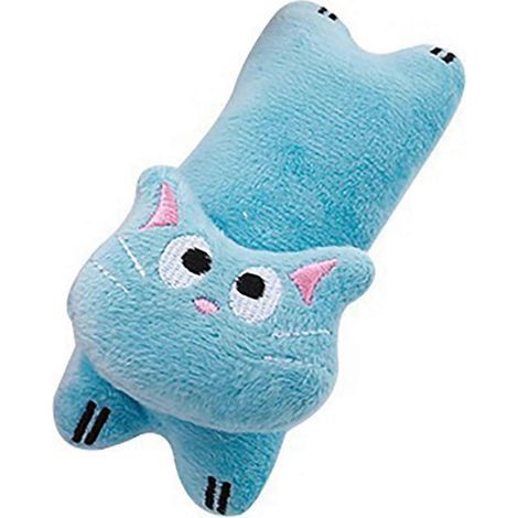 Jouet en peluche réaliste en forme d'animal pour chat - Résistant aux morsures et aide au nettoyage des dents (1/5)