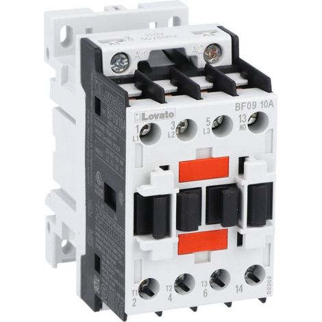 Contactor de potencia 3P 9A 4.2kW a 400VAC AC3, bobina 230VAC 50/60Hz, 1NO 0R BF0910A230 (1/5)