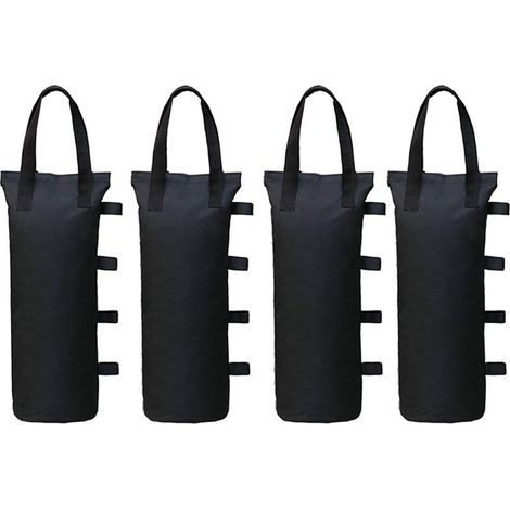 Poids Tonnelle Industrielle 600D, Jeu de 4 Poids pour Tonnelle, Revêtement Intérieur en PVC, Sac de Sable pour Tonnelle pour Tente Pop-up, Auvent ou Parasol (Unique Tube) (1/4)